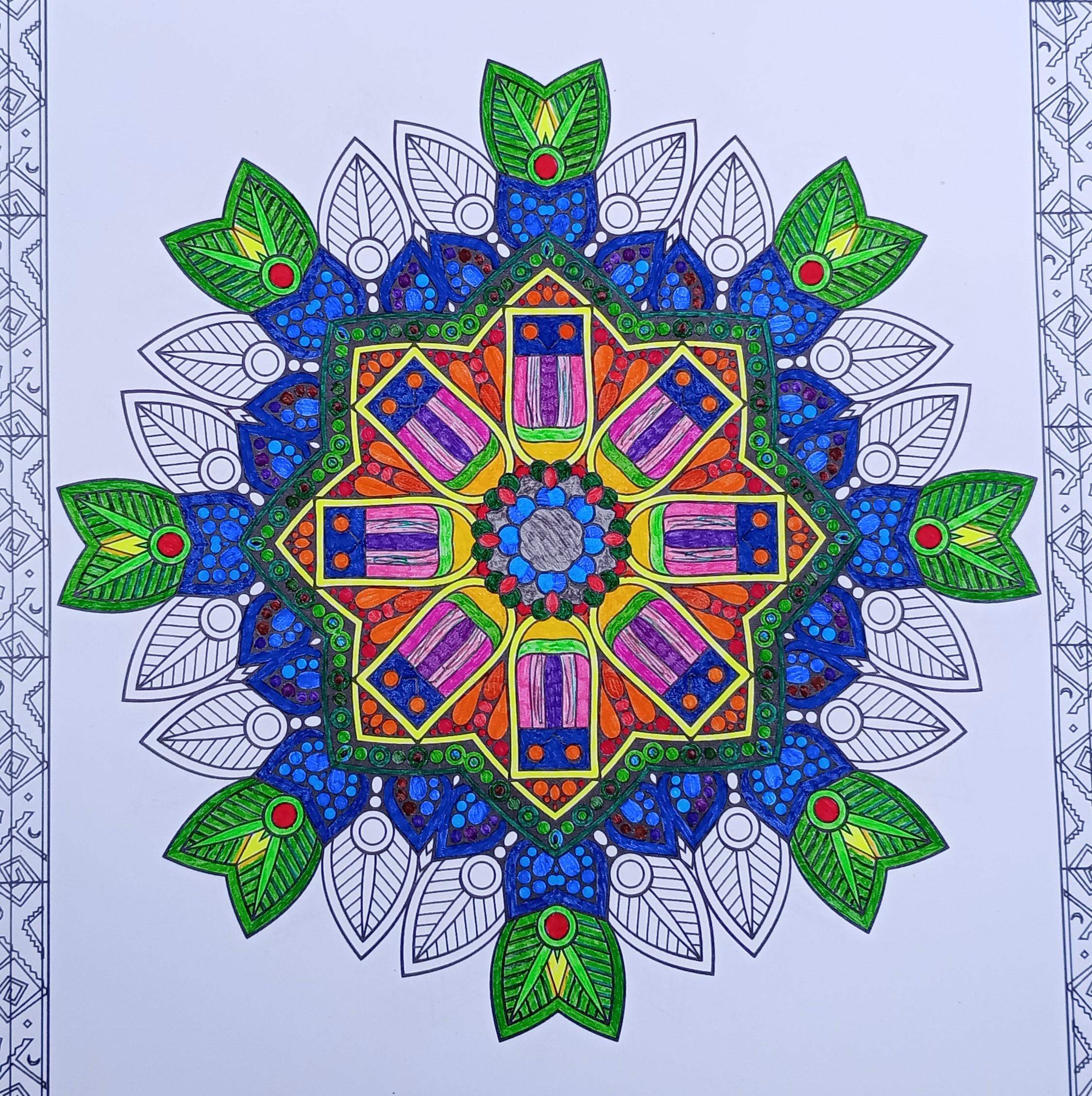 Kolorowana mandala
