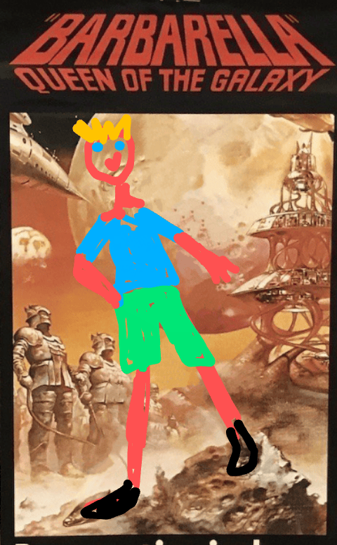 Poster from the film Barbarella Queen of the galaxy